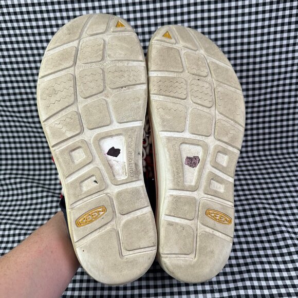 Keen UNEEK X Tokyo Hemp Connection Red White Blue Men's Gorpcore Sandal Size 11 - Picture 3 of 4